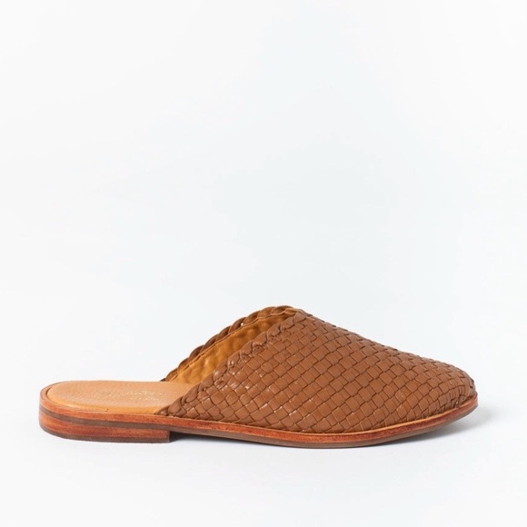 SEYCHELLES Places To Go Brown Woven Leather Mules 8 - Picture 3 of 12